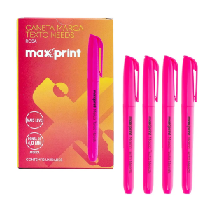 MARCA TEXTO ROSA MAXPRINT UNITARIO