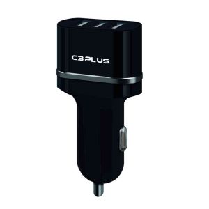 Carregador Veicular Com 3USB 3.1A UCV-30BK C3Plus