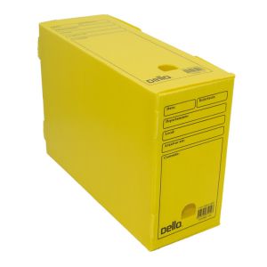 Caixa Arquivo Morto Polidello Oficio Amarelo