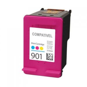 Cartucho de Tinta HP 901 Colorido (Color) 14 ML - Compatível 