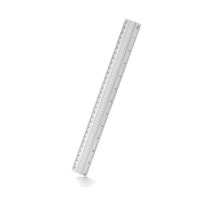 REGUA ALUMINIO 30CM BRW