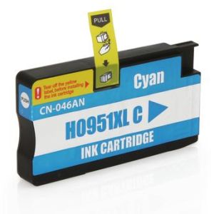 Cartucho de Tinta HP 951XL Ciano (Cyan) - Compatível 