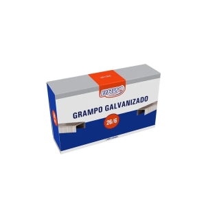 GRAMPOS GALVANIZADO 26/6 1000UN BRW GR1000 - NAO INFORMADO