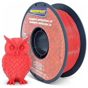 FILAMENTO 3D- PETG VERMELHO 1KG (1.75MM) MASTERPRINT