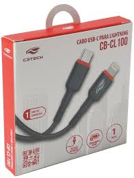 CABO USB-C LIGHTNING 1M CB-CL100BK C3TECH
