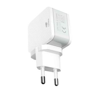 Carregador AC/USB Universal 2,4A UC-215WH C3 Tech