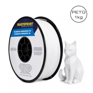 FILAMENTO 3D PETG BRANCO FOSCO 1KG (1.75MM) MASTERPRINT