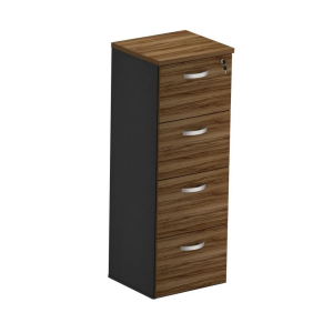ARQUIVO DE ESCRITORIO MARANELLO M25 4GAVETAS NOGAL