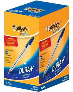 CANETA BIC CRISTAL DURA +AZUL 1.0 DISPLAY 50UN - NAO INFORMADO