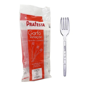 GARFO REFEICAO CRISTAL PCT 50 - PRA FESTA