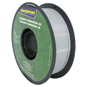 FILAMENTO 3D- PLA CINZA 1KG (1.75MM) MASTERPRINT