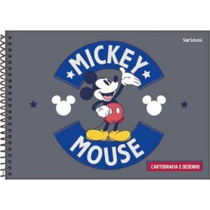 Caderno Cartografia Esp. Mickey 80F Starschool