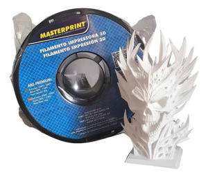 FILAMENTO 3D- ABS BRANCO 1KG (1.75MM) MASTERPRINT