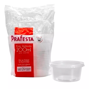 POTE RED. 200ML C/ TAMPA PCT 24 - PRA FESTA