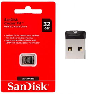 PEN DRIVE 32GB USB2.0 SANDISK CRUZER FIT