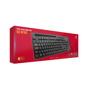 TECLADO SEM FIO KB-W100BK C3TECH